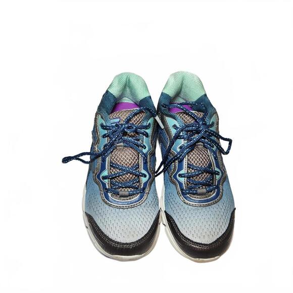 Fila Women's Sneakers Size 6 Blue and Mint Athletic Shoes - Picture 4 of 9